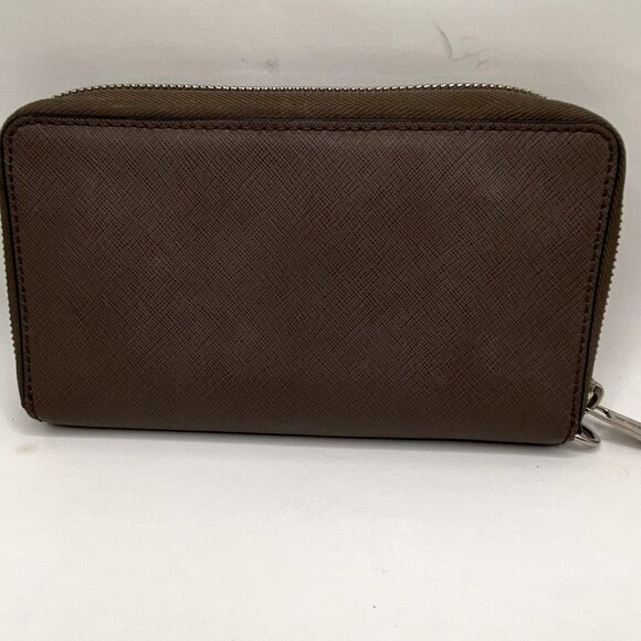 Michael Kors Dark Gray Zip Around Wallet - Picture 3 of 10